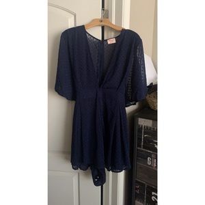Showpo. Navy blue romper